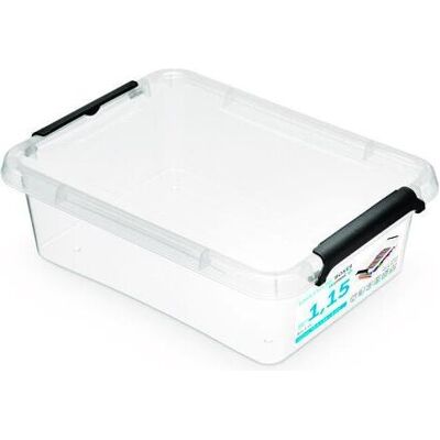 Orplast, Boîte de rangement, Boîte de rangement Simple Box, 1,15l, transparent (15 cm) - Publicité Orplast, Boîte de rangement, Boîte de rangement Simple Box, 1,15l, transparent (15 cm) - Publicité