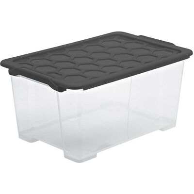 Rotho, Boîte de rangement, Box 44L Evo Safe 59x39,5x28cm 1008108853 (39.50 cm, 44 l) - Publicité Rotho, Boîte de rangement, Box 44L Evo Safe 59x39,5x28cm 1008108853 (39.50 cm, 44 l) - Publicité