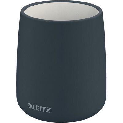 Leitz, Bureau : accessoires, Porte-crayons Cosy 53290089 gris 92x92x138mm - Publicité Leitz, Bureau : accessoires, Porte-crayons Cosy 53290089 gris 92x92x138mm - Publicité