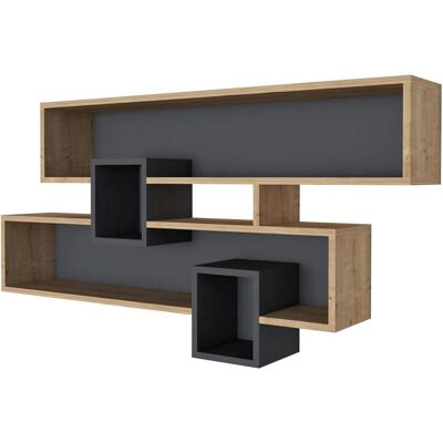 Hanah Home, Étagère, Mariana (120 x 22 x 72.20 cm) - Publicité Hanah Home, Étagère, Mariana (120 x 22 x 72.20 cm) - Publicité