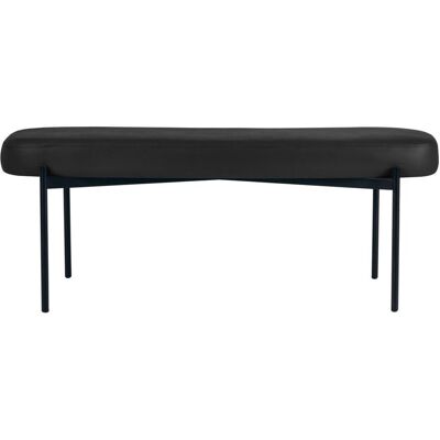 PAPERFLOW Banc Gaia L Cuir Synthétique Noir - Banquettes - Publicité PAPERFLOW Banc Gaia L Cuir Synthétique Noir - Banquettes - Publicité