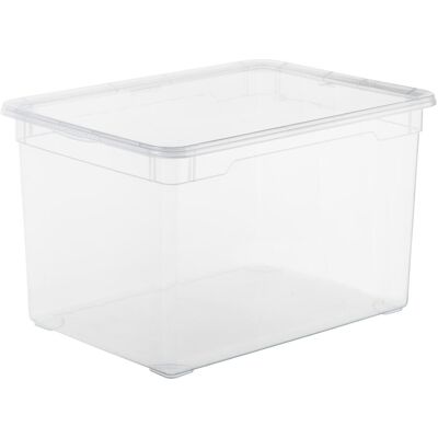 Rotho, Boîte de rangement, Clair (37.50 cm, 46 l, 1x) - Publicité Rotho, Boîte de rangement, Clair (37.50 cm, 46 l, 1x) - Publicité