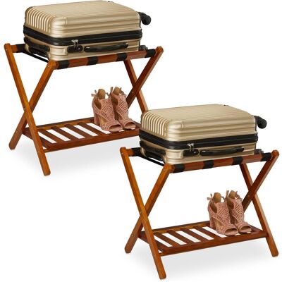 Relaxdays, Armoire à chaussures, Support de valise (66 x 45 x 54 cm) - Publicité Relaxdays, Armoire à chaussures, Support de valise (66 x 45 x 54 cm) - Publicité