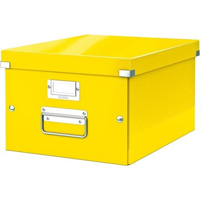 Leitz, Archivage + classement, Boîte de stockage WOW Click & Store (A4) - Publicité Leitz, Archivage + classement, Boîte de stockage WOW Click & Store (A4) - Publicité