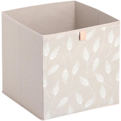 Zeller Present, Boîte de rangement, Non-tissé d'herbe de la pampa (32 cm, 32.77 l, 1x) - Publicité Zeller Present, Boîte de rangement, Non-tissé d'herbe de la pampa (32 cm, 32.77 l, 1x) - Publicité