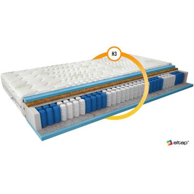 ELTAP, Matelas, Paola Aloe Vera (Noyau de mousse, Noyau de printemps, 90 x 200 cm) - Publicité ELTAP, Matelas, Paola Aloe Vera (Noyau de mousse, Noyau de printemps, 90 x 200 cm) - Publicité