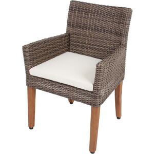 Garden Pleasure Chaises de jardin avec accoudoirs PALA marron - Mobilier d'extérieur - Publicité Garden Pleasure Chaises de jardin avec accoudoirs PALA marron - Mobilier d'extérieur - Publicité
