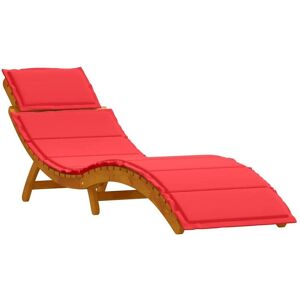 vidaXL Ensemble de chaises longues avec 2 en marron, rouge bois d'acacia, tissu marron - Chaise longue - Publicité vidaXL Ensemble de chaises longues avec 2 en marron, rouge bois d'acacia, tissu marron - Chaise longue - Publicité