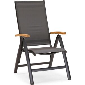 Best, Chaises de jardin, Fauteuil pliant Cavalese anthracite/teck - Publicité Best, Chaises de jardin, Fauteuil pliant Cavalese anthracite/teck - Publicité