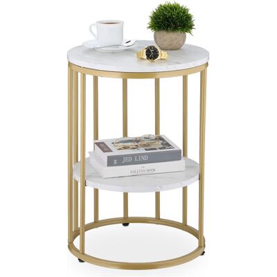Relaxdays, Table basse, Beistelltisch (40 x 40 x 57 cm) - Publicité Relaxdays, Table basse, Beistelltisch (40 x 40 x 57 cm) - Publicité