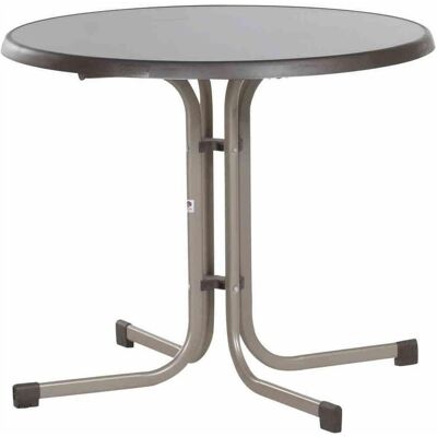 Table de jardin SIEGER - 86x72 cm, beige, pliable, imperméable - Publicité Table de jardin SIEGER - 86x72 cm, beige, pliable, imperméable - Publicité