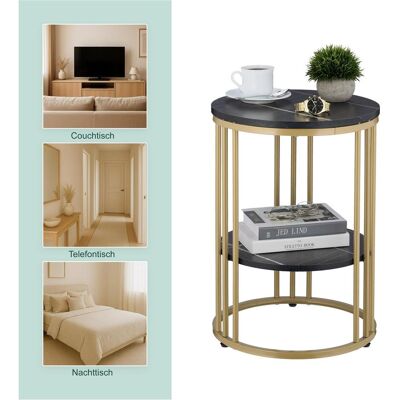 Relaxdays, Table basse, Table-d'appoint (40 x 40 x 56 cm) - Publicité Relaxdays, Table basse, Table-d'appoint (40 x 40 x 56 cm) - Publicité