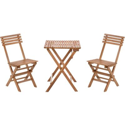 Beliani, Table de jardin + table de balcon, Solarolo (60 x 60 x 75 cm) - Publicité Beliani, Table de jardin + table de balcon, Solarolo (60 x 60 x 75 cm) - Publicité