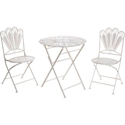 Beliani, Table de jardin + table de balcon, Pavia (71 x 76 cm) - Publicité Beliani, Table de jardin + table de balcon, Pavia (71 x 76 cm) - Publicité