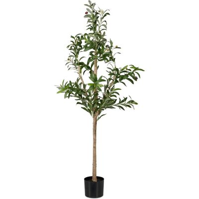 Relaxdays, Plantes artificielles, Olivenbaum (150 cm) - Publicité Relaxdays, Plantes artificielles, Olivenbaum (150 cm) - Publicité