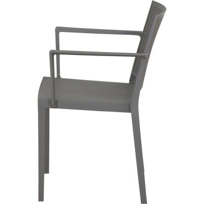 Siena Garden - Lane - Gris - Plastique - Chaise de jardin - Publicité Siena Garden - Lane - Gris - Plastique - Chaise de jardin - Publicité