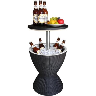 Relaxdays, Table d'appoint + desserte de jardin, table frigo - Publicité Relaxdays, Table d'appoint + desserte de jardin, table frigo - Publicité