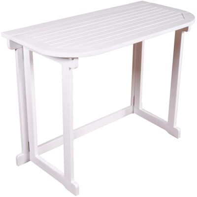 Table de Jardin Garden Pleasure Manila Blanche - 76x100x50cm - Publicité Table de Jardin Garden Pleasure Manila Blanche - 76x100x50cm - Publicité