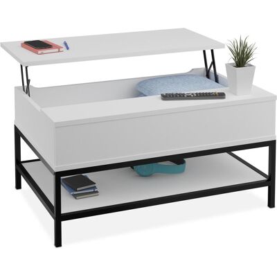 Relaxdays, Table basse, Aila (90 x 90 x 58 cm) - Publicité Relaxdays, Table basse, Aila (90 x 90 x 58 cm) - Publicité