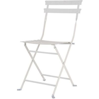 Chaises de jardin EDEN blanches de PAPERFLOW - 2 pcs - Publicité Chaises de jardin EDEN blanches de PAPERFLOW - 2 pcs - Publicité