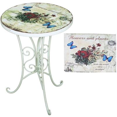 Table de jardin ronde Garden Pleasure - Résistant aux intempéries et UV - 38cm - Publicité Table de jardin ronde Garden Pleasure - Résistant aux intempéries et UV - 38cm - Publicité