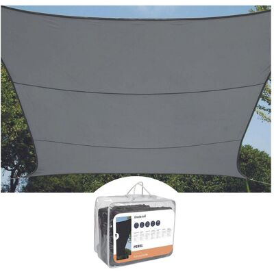 Perel Voile d'ombrage, Auvent quatre perméable à l'eau (500 x 500 cm) - Publicité Perel Voile d'ombrage, Auvent quatre perméable à l'eau (500 x 500 cm) - Publicité