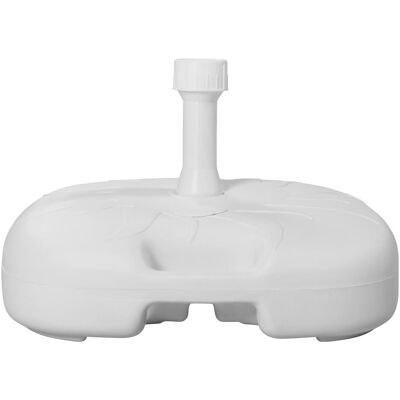 Doppler Socle de 20kg Blanc - Support pour parasol - Publicité Doppler Socle de 20kg Blanc - Support pour parasol - Publicité