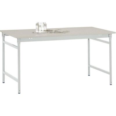 Manuflex BB3031.7035 Table stationnaire gris clair - Table d'appoint - Publicité Manuflex BB3031.7035 Table stationnaire gris clair - Table d'appoint - Publicité