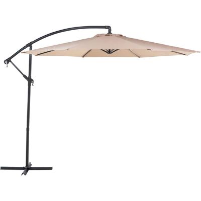 Beliani Parasol de Jardin - Résistant aux Intempéries 300cm - Publicité Beliani Parasol de Jardin - Résistant aux Intempéries 300cm - Publicité