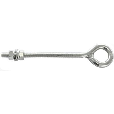 Vis à œil Schneider 10 cm pour voiles d'ombrage - Fixation - Publicité Vis à œil Schneider 10 cm pour voiles d'ombrage - Fixation - Publicité