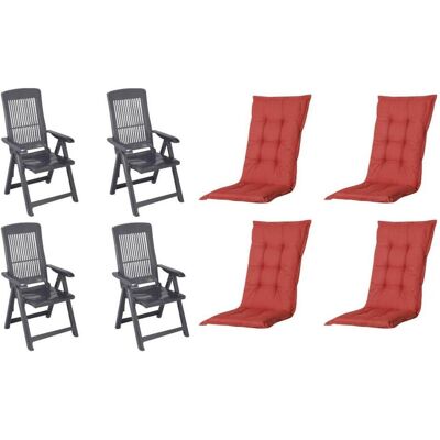 ProGarden, Accessoires meubles de jardin, Ensemble Tampa + coussins, réf. X64445, ensemble de mobilier de jardin - Publicité ProGarden, Accessoires meubles de jardin, Ensemble Tampa + coussins, réf. X64445, ensemble de mobilier de jardin - Publicité