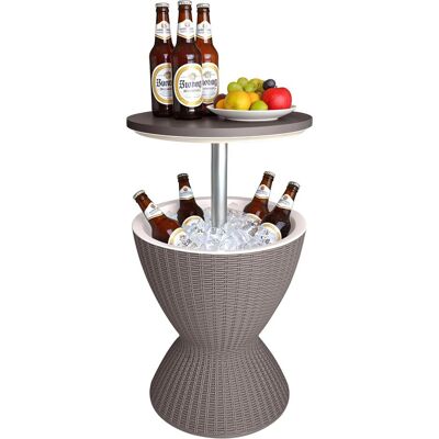 Relaxdays, Table d'appoint + desserte de jardin, table frigo - Publicité Relaxdays, Table d'appoint + desserte de jardin, table frigo - Publicité