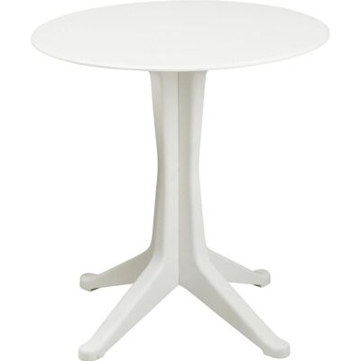 ProGarden, Table de jardin + table de balcon, Tisch Levante 70 cm weiss rund, Vollkunststoff (70 x 72 cm) - Publicité ProGarden, Table de jardin + table de balcon, Tisch Levante 70 cm weiss rund, Vollkunststoff (70 x 72 cm) - Publicité