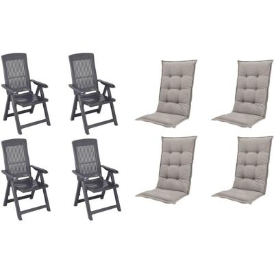 ProGarden, Accessoires meubles de jardin, Ensemble Tampa + coussins, référence an/ta X64442, ensemble de mobilier de jardin - Publicité ProGarden, Accessoires meubles de jardin, Ensemble Tampa + coussins, référence an/ta X64442, ensemble de mobilier de jardin - Publicité