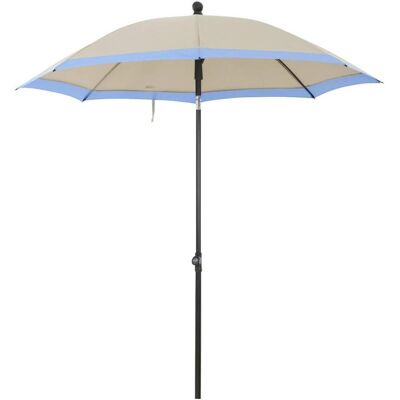 Siena Garden, Parasol, Parasol déporté City Ø180 beige/bleu U23741 (1.80 m) - Publicité Siena Garden, Parasol, Parasol déporté City Ø180 beige/bleu U23741 (1.80 m) - Publicité