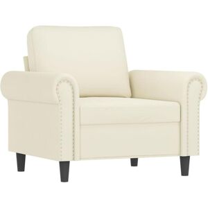 Fauteuil avec repose-pieds VIDAXL - Velours durable 60cm - Publicité Fauteuil avec repose-pieds VIDAXL - Velours durable 60cm - Publicité