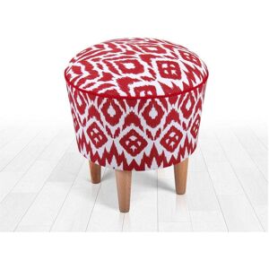 Atelier del Sofa Pouffe Rouge Blanc - Pouffe - Publicité Atelier del Sofa Pouffe Rouge Blanc - Pouffe - Publicité