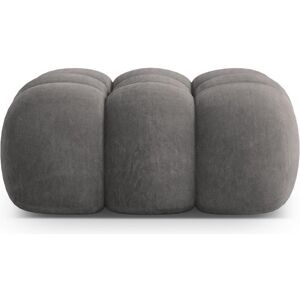 CXL by Christian Lacroix, Tabouret, Pouf Velours, "Maurice", 1 Place, Gris, 95x95x40 Fabriqué en Europe - Publicité CXL by Christian Lacroix, Tabouret, Pouf Velours, "Maurice", 1 Place, Gris, 95x95x40 Fabriqué en Europe - Publicité