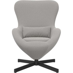 vidaXL, Fauteuil, Eierstuhl Hellgrau Lockiges Wollähnliches Material - Publicité vidaXL, Fauteuil, Eierstuhl Hellgrau Lockiges Wollähnliches Material - Publicité