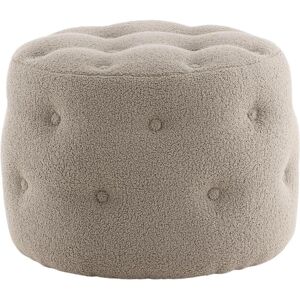 Venture Home Benjamin Ottoman en Teddy Gris - Ottoman - Publicité Venture Home Benjamin Ottoman en Teddy Gris - Ottoman - Publicité