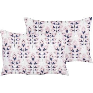 Ensemble de 2 coussins de jardin beige en polyester - coussins de jardin - Publicité Ensemble de 2 coussins de jardin beige en polyester - coussins de jardin - Publicité