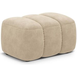 Maison Heritage, Tabouret, Pouf Velours, "Kimi", 1 Place, Beige Clair, 75x55x40 Fabriqué en Europe - Publicité Maison Heritage, Tabouret, Pouf Velours, "Kimi", 1 Place, Beige Clair, 75x55x40 Fabriqué en Europe - Publicité