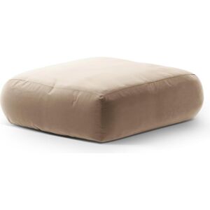 CXL by Christian Lacroix, Tabouret, Pouf Velours, "Maurie", 1 Place, Amande Beige, 100x100x43 Fabriqué en Europe - Publicité CXL by Christian Lacroix, Tabouret, Pouf Velours, "Maurie", 1 Place, Amande Beige, 100x100x43 Fabriqué en Europe - Publicité
