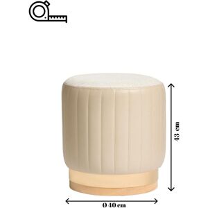 Atelier del Sofa, Tabouret, Nordica Tuffet - Publicité Atelier del Sofa, Tabouret, Nordica Tuffet - Publicité