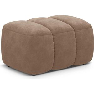 Maison Heritage, Tabouret, Pouf Velours, "Kimi", 1 Place, Beige Foncé, 75x55x40 Fabriqué en Europe - Publicité Maison Heritage, Tabouret, Pouf Velours, "Kimi", 1 Place, Beige Foncé, 75x55x40 Fabriqué en Europe - Publicité
