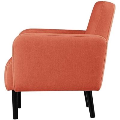 Fauteuil LISBOA de PAPERFLOW - Rouille - Polyester - Publicité Fauteuil LISBOA de PAPERFLOW - Rouille - Polyester - Publicité