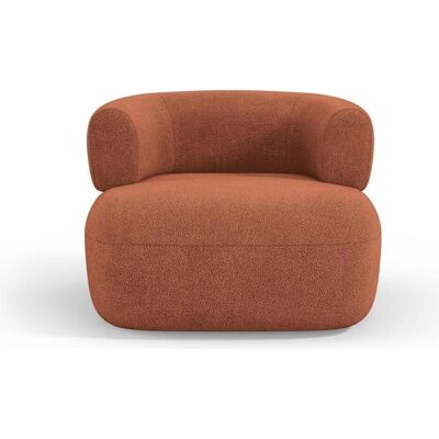 Maison Heritage, Fauteuil, Bouclé Fauteuil, "Estro", 1 Place, Brique, 90x88x73 Fabriqué en Europe - Publicité Maison Heritage, Fauteuil, Bouclé Fauteuil, "Estro", 1 Place, Brique, 90x88x73 Fabriqué en Europe - Publicité