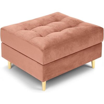 Cosmopolitan Design, Tabouret, Pouf Velours, "Aspen", 1 Place, Rose, 60x70x46 Fabriqué en Europe - Publicité Cosmopolitan Design, Tabouret, Pouf Velours, "Aspen", 1 Place, Rose, 60x70x46 Fabriqué en Europe - Publicité
