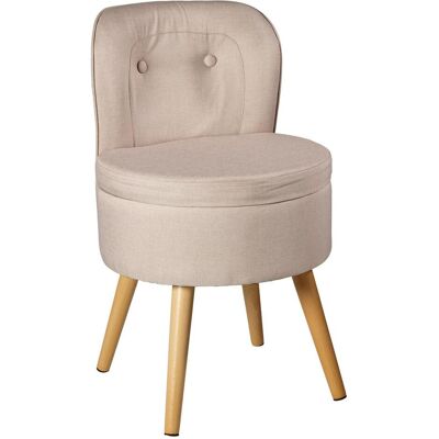 Fauteuil Vince de Echtwerk - tissu, bois, rangement - Publicité Fauteuil Vince de Echtwerk - tissu, bois, rangement - Publicité