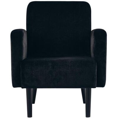 Paperflow, Fauteuil, Fauteuil LISBOA noir noir Tissu - Publicité Paperflow, Fauteuil, Fauteuil LISBOA noir noir Tissu - Publicité